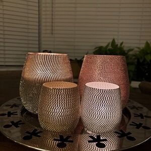 Luxury Jumbo Bling Rose Candle With Soy - Gift that keeps on giving